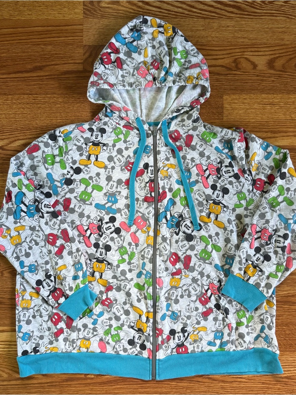 Disney Parks Mickey Mouse All-Over Print Full-Zip Hoodie